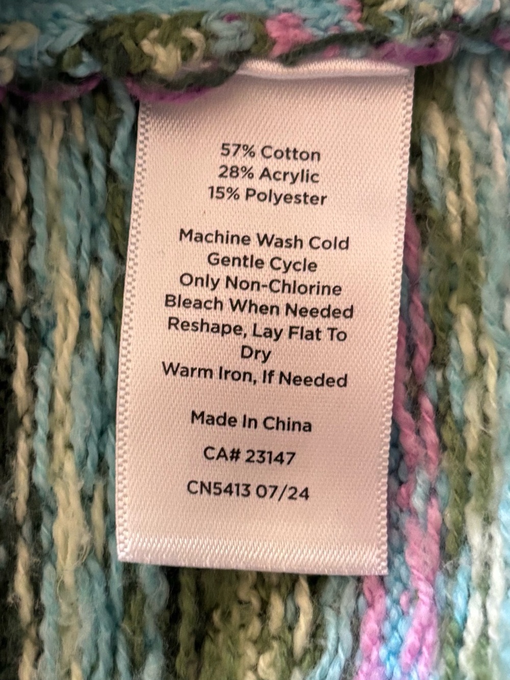 Talbots Johnny Collar Fair Isle Sweater - Picture 9 of 9